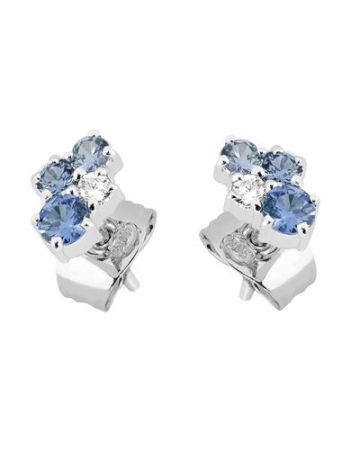 Romanssi Mustikka timanttikorvakorut KK TIM TOP SAF-1