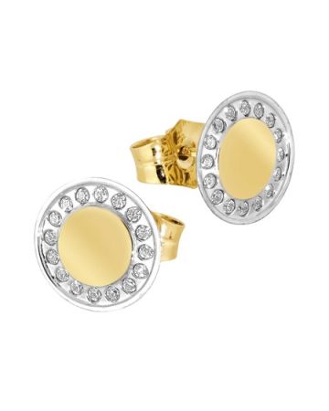 Kultaiset tappikorvakorut 6537-TI-9K YG