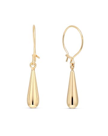 Kultaiset korvakorut, kyynel 15 mm KYYNEL-15MM-PK-1