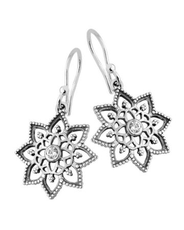 Hopeiset korvakorut 18 mm L201009E-A-18-SAT