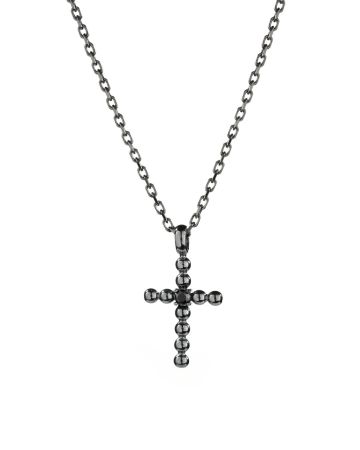 Lempikoru Helmikki -ristikaulakoru musta 45/50cm 4908707450