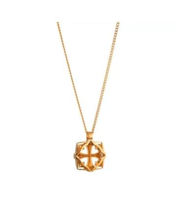 Lumoava Warrior Halskette, vergoldete Bronze LP66260400000