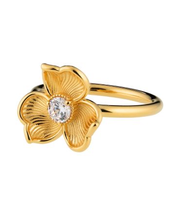 Lumoava Anna sormus, kullattu L62263830