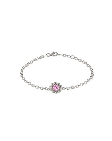 Lumoava Daisy rannekoru, vaaleanpunainen L53228150000-1