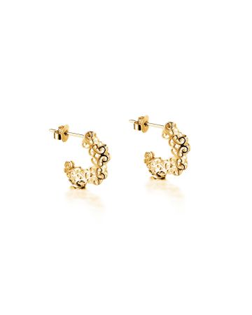 Lumoava Kaneli -korvakorut (14K) 743400000