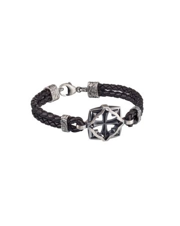 Lumoava Soturi -rannekoru (23cm) musta L53200496230