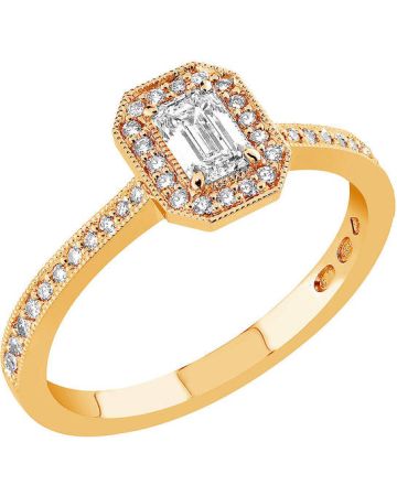 Sandberg Kukkaniitty -timanttisormus M-683W