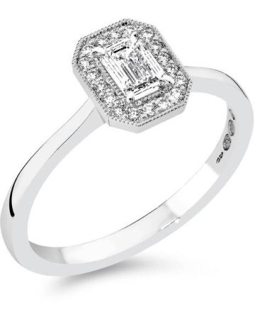 Sandberg Kukkaniitty -timanttisormus M-683W