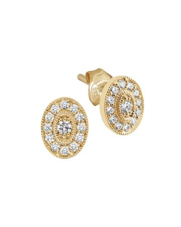 Sandberg Kukkaniitty timanttikorvakorut M-805K