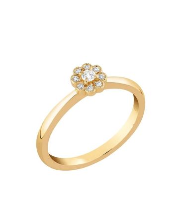 Sandberg Kukkaniitty timanttisormus M-833k