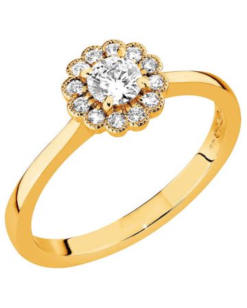 Sandberg Kukkaniitty -sormus M-882K