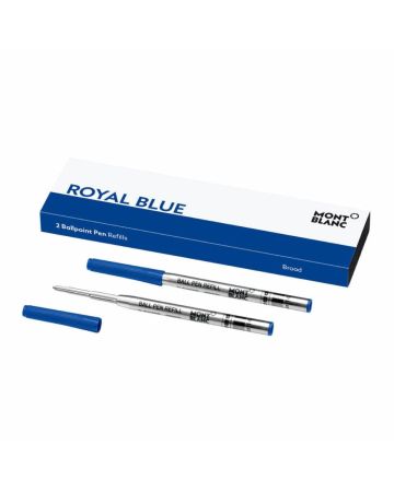 Montblanc 2 Ballpoint Pen Refills (B) Royal Blue MB124491-1