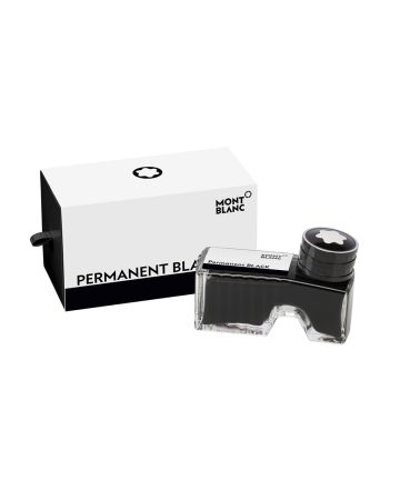 Montblanc Ink Bottle, Permanent Black, 60 ml, DIN ISO 14145-2 MB128196