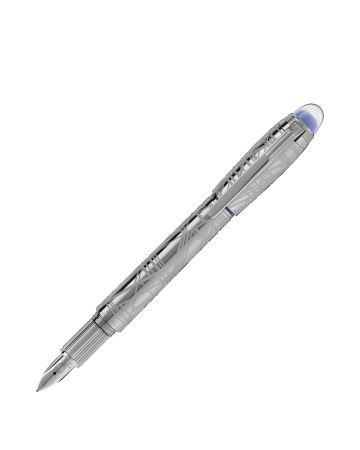 Montblanc Starwalker Space Blue Metal Fountain Pen MB130219-0