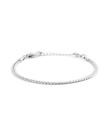 Mockberg Serpentine Chain Steel rannekoru