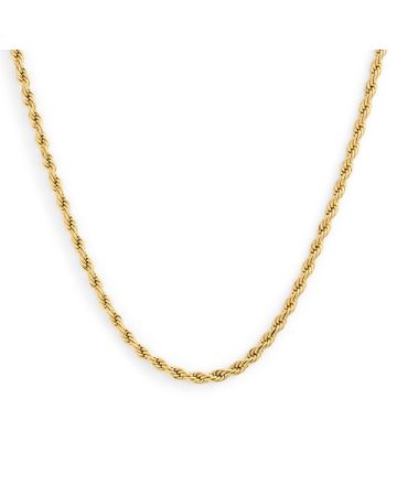 Mockberg Bold Rope Chain Gold kaulakoru