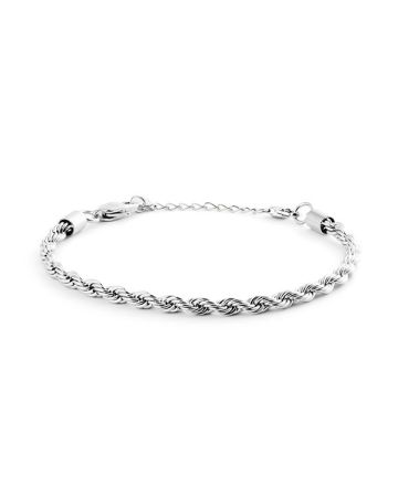 Mockberg Bold Rope Chain Steel rannekoru