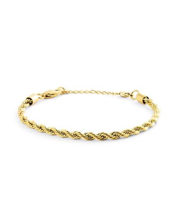 Mockberg Bold Rope Chain Gold rannekoru