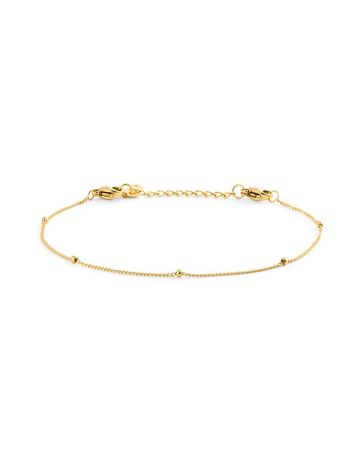 Mockberg Beaded Chain Gold rannekoru