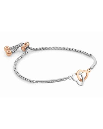Nomination Milleluci rose gold Double Hearts rannekoru 028004/051