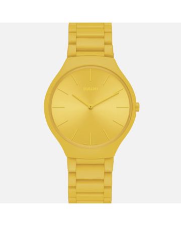 Rado True Thinline Les Couleurs™ Le Corbusier Sunshine Yellow Limited Edition R27093632