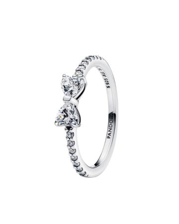 Pandora Sparkling Bow Ring 193510C02