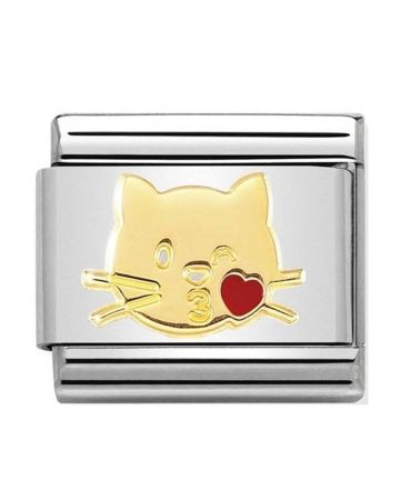 Nomination Classic 18K Cat Kiss 030272/45