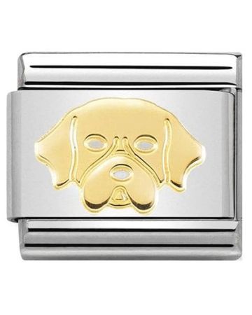 Nomination Classic 18K Golden Retriever 030162/56
