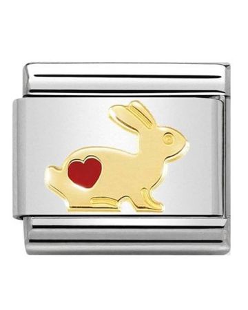 Nomination Classic 18K Rabbit With Heart 030272/46