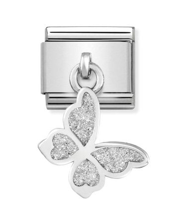 Nomination Classic Charms Glitter Perhonen 331805/03