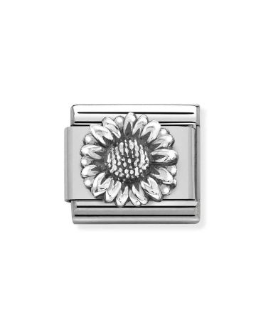 Nomination Classic SilverShine Relief Sunflower 330110/22
