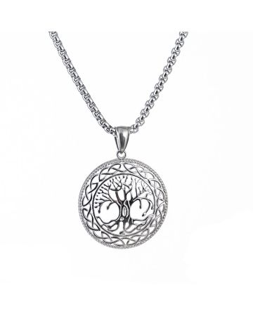 NVJ RS SHINY STEEL TREE OF LIFE