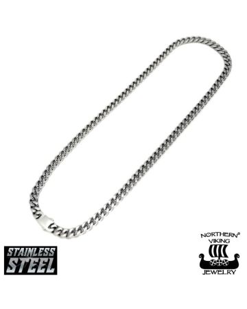 Northern Viking Jewelry Curb Chain 10 mm NVJKE016