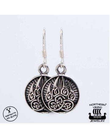 Northern Viking Jewelry Karhun Käpälä -korvakorut NVJKK026