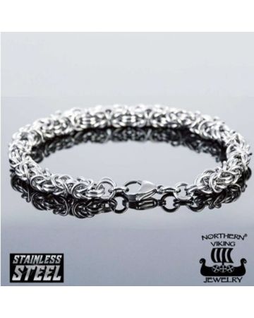 Northern Viking Jewelry Kingchain rannekoru NVJRA003