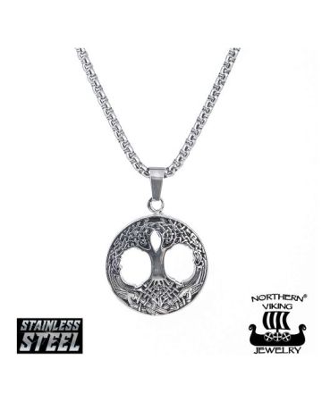 Northern Viking Jewelry Celtic Tree Of Life -kaulakoru (50cm) NVJRS021
