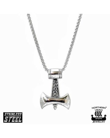 Northern Viking Jewelry Plain Celitic Thorin Vasara kaulakoru 55 cm NVJRS053