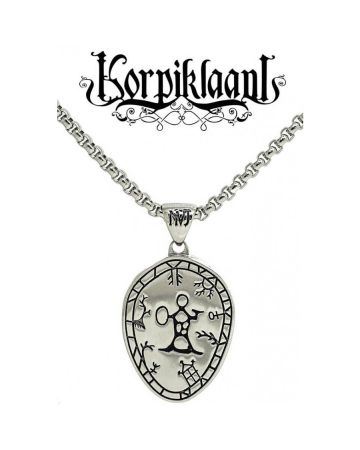 Northern Viking Jewelry Korpiklaani Shaman Drum -kaulakoru NVJRS063