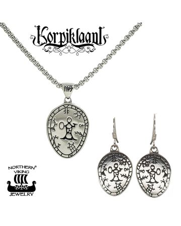 Northern Viking Jewelry Korpiklaani Noitarumpu setti NVJRS075_50CM-1