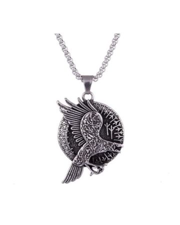 Northern Viking Jewelry Flying Raven -kaulakoru 50 cm NVJRS112