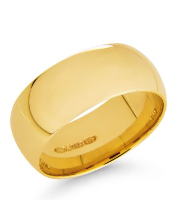 Kultainen kihlasormus 8 mm OPP-8-2