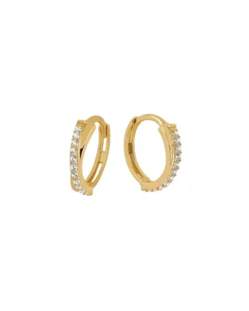 Goldene Ohrringe OT403195-CZ