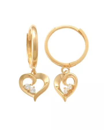 Goldene Ohrringe OT403818-CZ