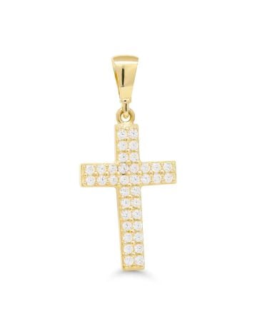 Goldener Kreuzanhänger P-2403Z
