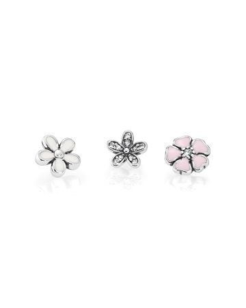 Pandora Poetic Blooms Petites Locket Charm -koristeosat 792079CZ-1
