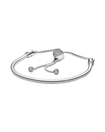 Pandora Moments Heart Clasp -rannekoru 598699C01
