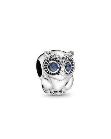Pandora Sparkling Owl -hela 798397NBCB-1