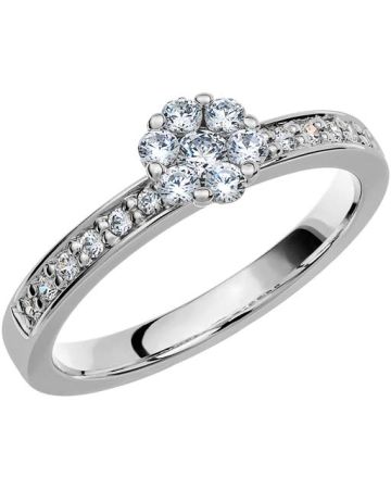 Schalins PK73 0,36 ct,  Weißes Gold