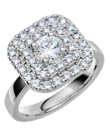 Schalins PK75 1,18 ct,  Weißes Gold