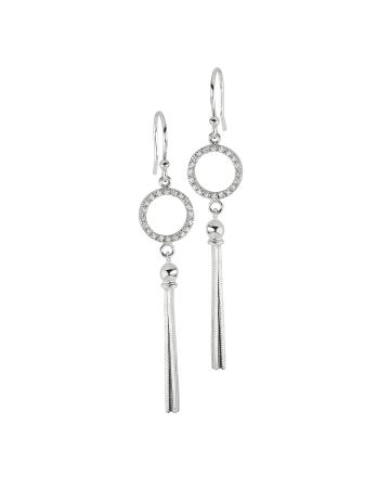 Hopeiset koukkukorvakorut Y52761 A-18 RH